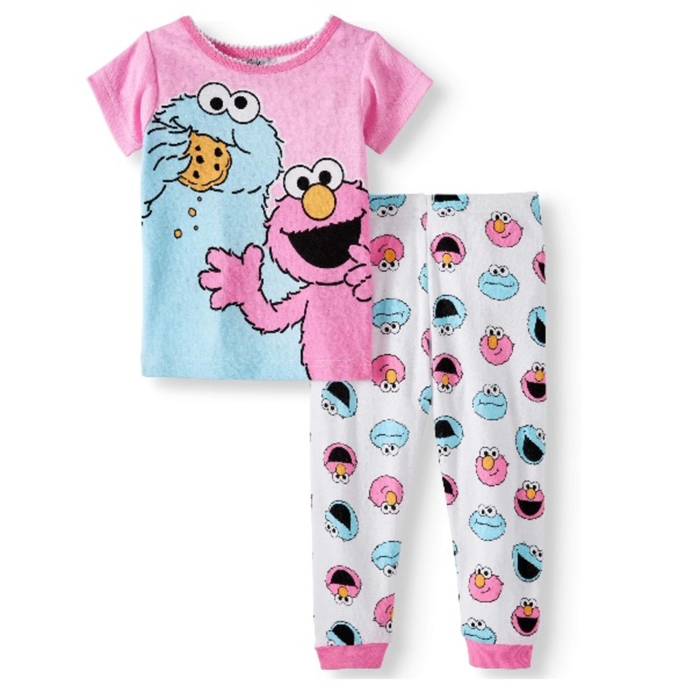 New 2pc Cookie Monster Pajama Set 24mo
